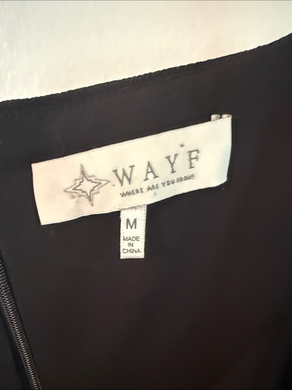 Wayf Black Ruffle-Overlay Spaghetti-Strap Jumpsuit - Picture 3 of 3